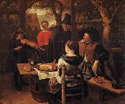 Jan Steen The Meal painting